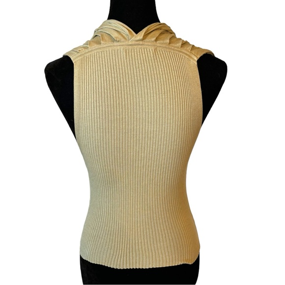 She’s So Italian Gold Draping Sweater - Picture 6 of 6